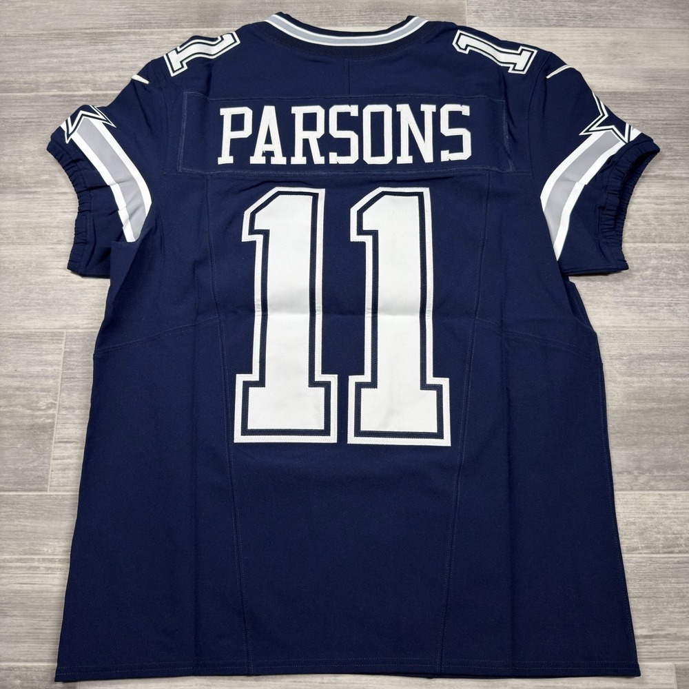 Micah Parson #11 Dallas Cowboys NIKE VAPOR FUSE ELITE NFL JERSEY (48/XL) Blue